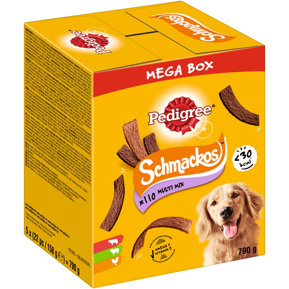 PEDIGREE® SCHMACKOS™ Multi Mix, 5 x 22 Stück