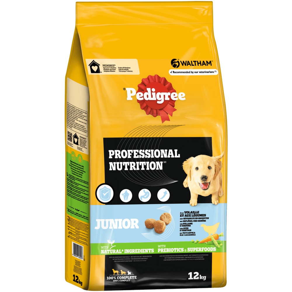 PEDIGREE® Professional Nutrition Trocken Junior Geflügel 12kg