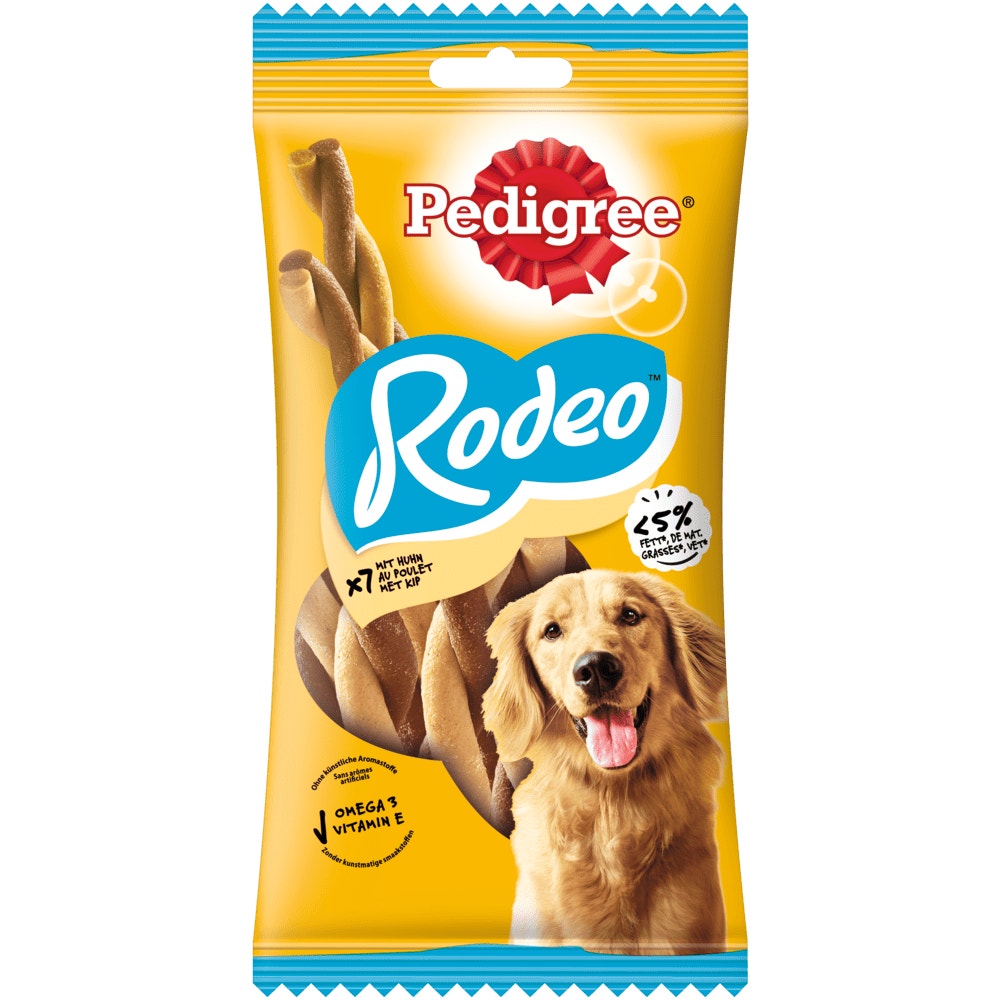 PEDIGREE® RODEO™ mit Huhn, 7 Stück