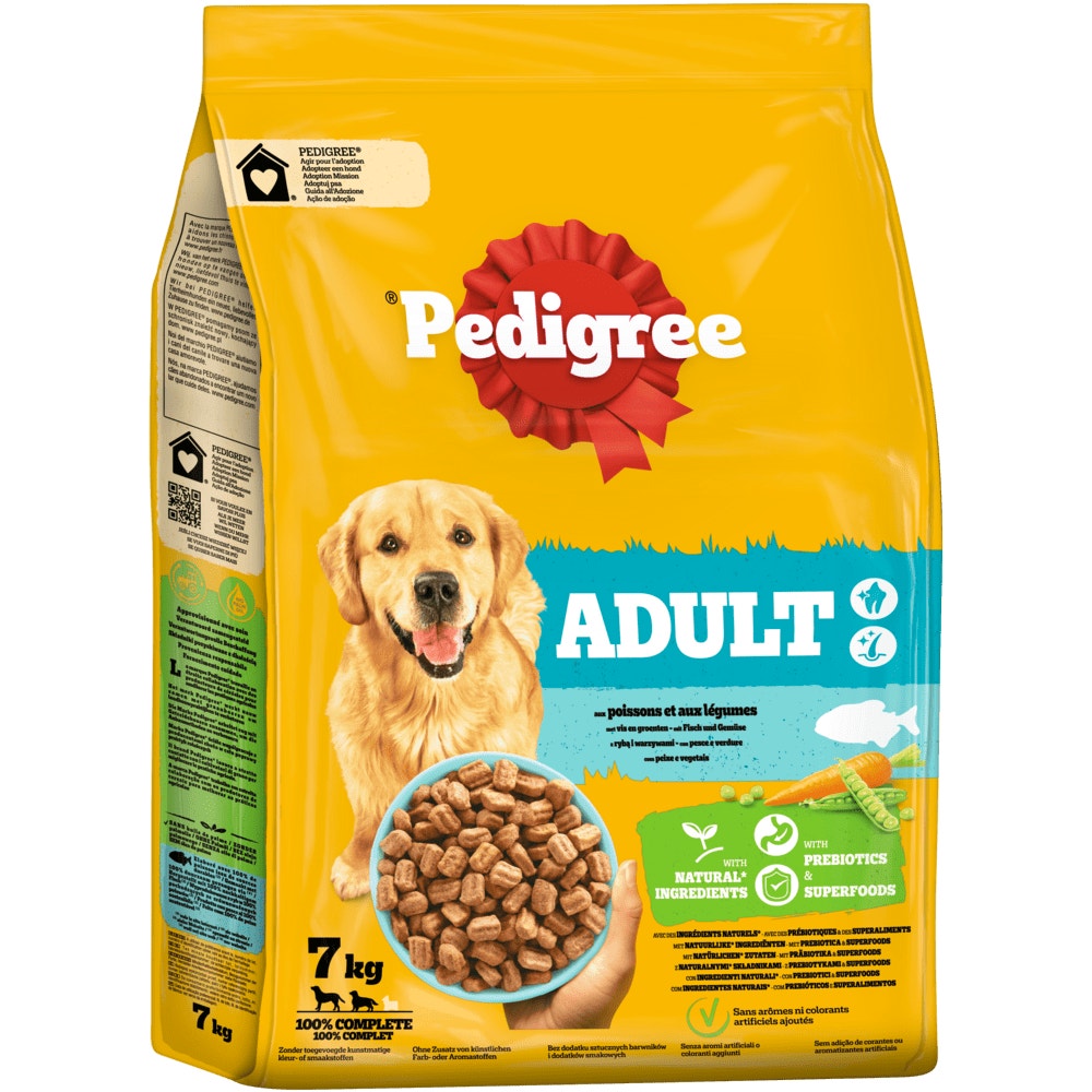 PEDIGREE® Trocken für mittelgroße & große Hunde Fisch 7kg & 12kg