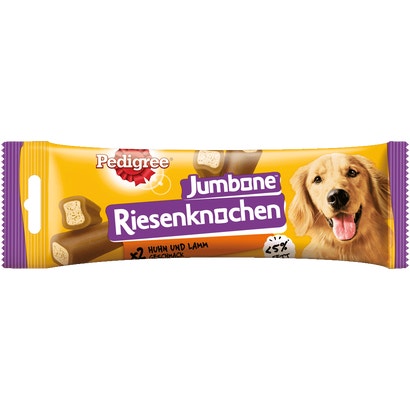 JUMBONE™ Riesenknochen Medium mit Huhn und Lamm Geschmack